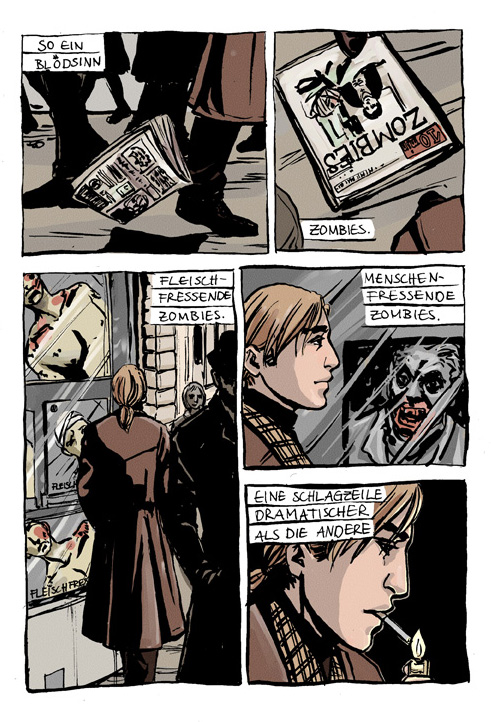 Comic Seite Zombies