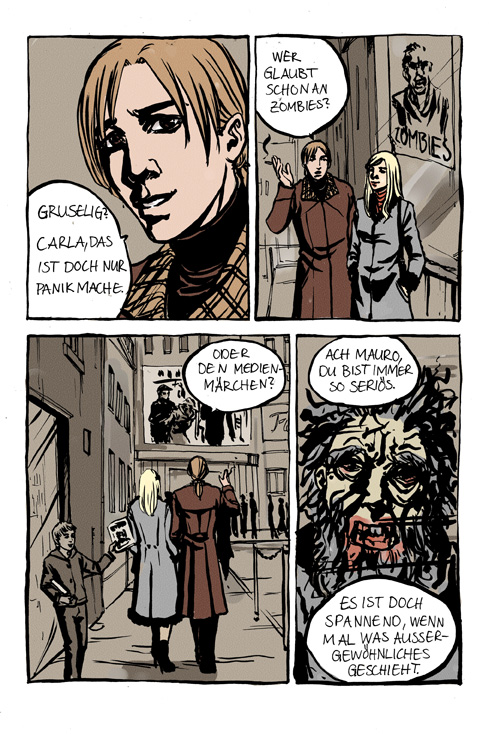 Comic Seite Zombies