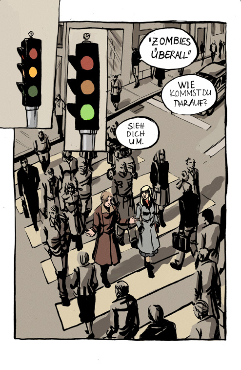 Comic Seite Zombies